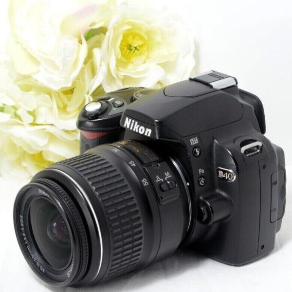 ニコン Nikon D40 AF-S 18-55 レンズキット SDカード付き デジタル 