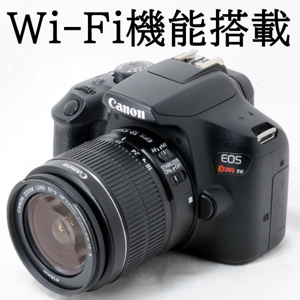 EOS キャノン デジタル一眼レフカメラ Canon REBEL T6 EF-S 18-55mm
