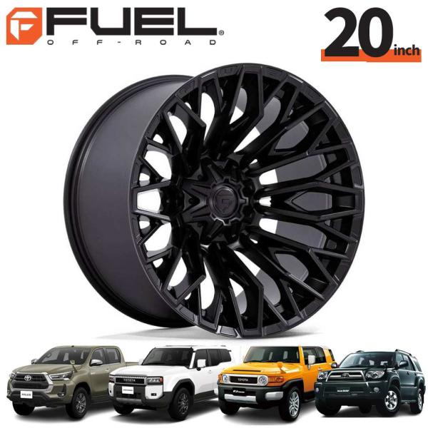 FUEL offroad 20インチ　ハイラックス　6穴　プラド　fjクルーザ FUEL OFF-ROAD [FUEL OFFROAD] 20インチアルミホイール 1本 FC865