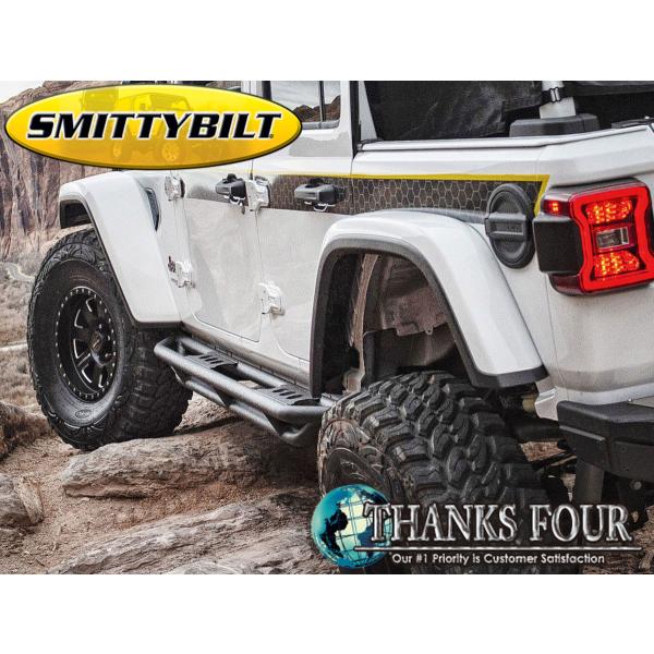 SmittyBilt] SRC サイドステップ / サイドアーマー 左右セット JEEP JL