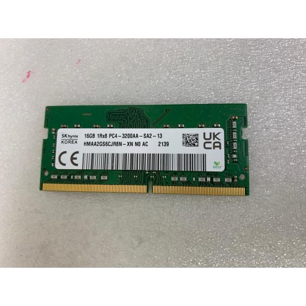 SK HYNIX 1RX8 PC4-3200 16GB DDR4 ノート用メモリ 中古 260ピン ECC