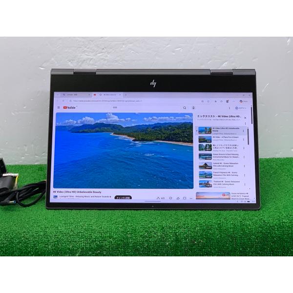 hp envy x360 convertible 15-ds0xxx ノートPC AMD Ryzen 7 3700U 中古パソコン メモリ16GB NVMe 512GB 15.6 フルHD touch screen