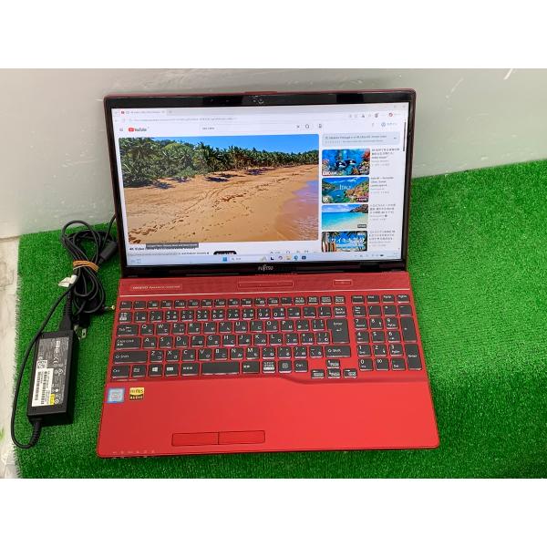 富士通 LIFEBOOK AH53/C2 FMVA53C2RZ パソコン i7 第8世代 ノートPC i7-8550U メモリ16GB SSD256GB 15.6 FullHD i7 8th gen laptop