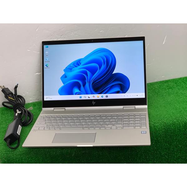 hp envy x360 convertible 15-cn001TU i7 8th gen laptop i7-8550U パソコン中古 メモリ8GB SSD256GB 15.6 touch screen ノートPC