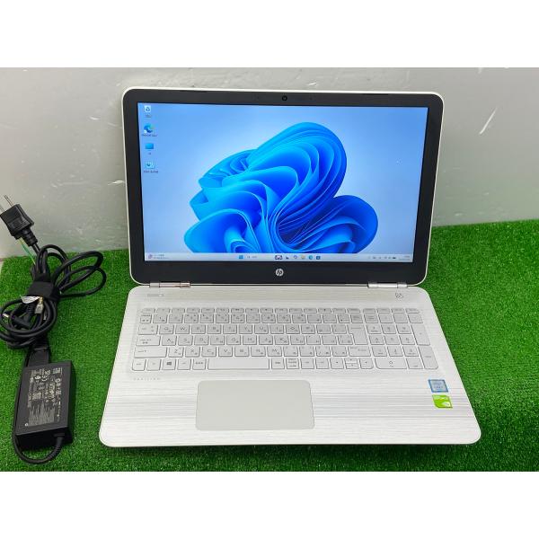 hp pavilion notebook pc 15-au127tx i7第7世代 PC 中古パソコン i7-7500u ノートPC メモリ8GB SSD128GB 15.6 nvidia geforce 930mx