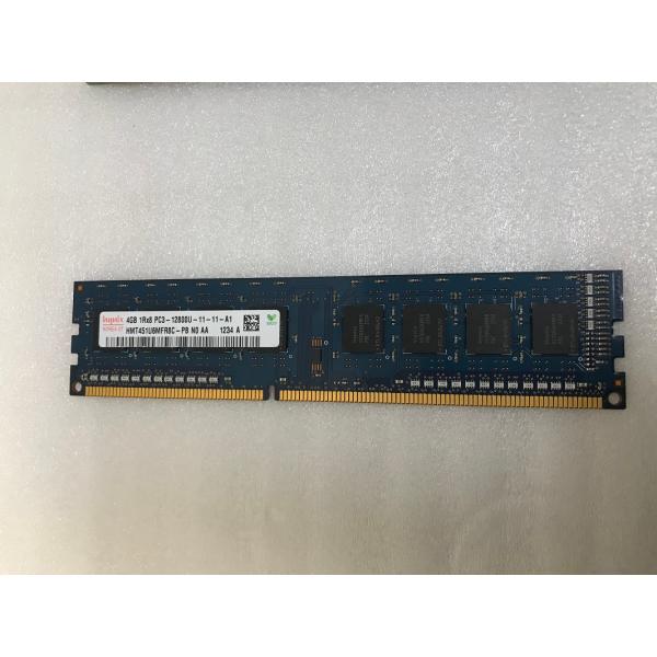 HYNIX 1Rx8 PC3-12800U 4GB DDR3デスクトップ用 メモリ DDR3-1600 4GB 240ピン NON-ECC DDR3 DESKTOP RAM 中古動作確認済容量:4GBタイプ：240ピン ddr3 Non-E...