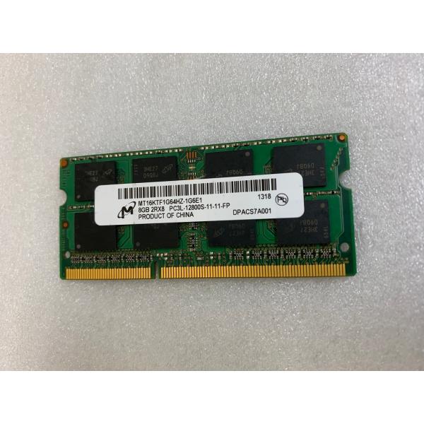 MICRON DDR3L-12800S-11-11-FP PC3L-12800 8GB DDR3L ノートPC用 メモリ DDR3L 1600 8GB 204ピン DDR3L 8GB LAPTOP RAM