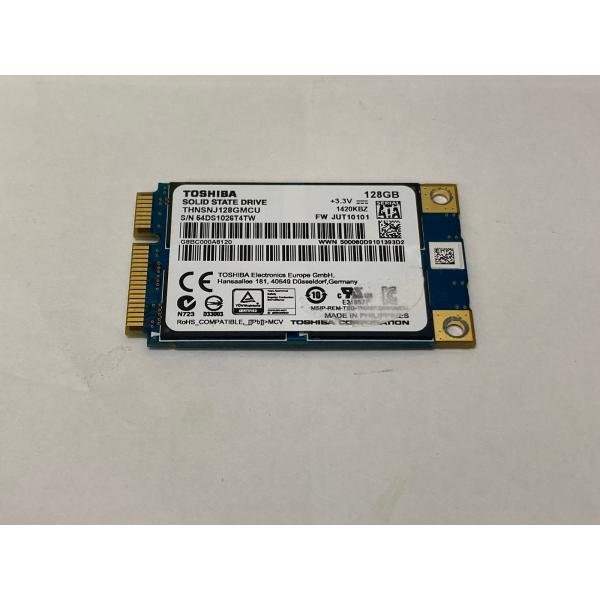 SSD128GB mSATA TOSHIBA THNSNJ128GMCU mSATA SSD 128GB 中古容量:128GB商品状況:中古動作確認済みCrystal DiskInfo [正常] 動作確認済みデータをクリア済みフォマット済み...
