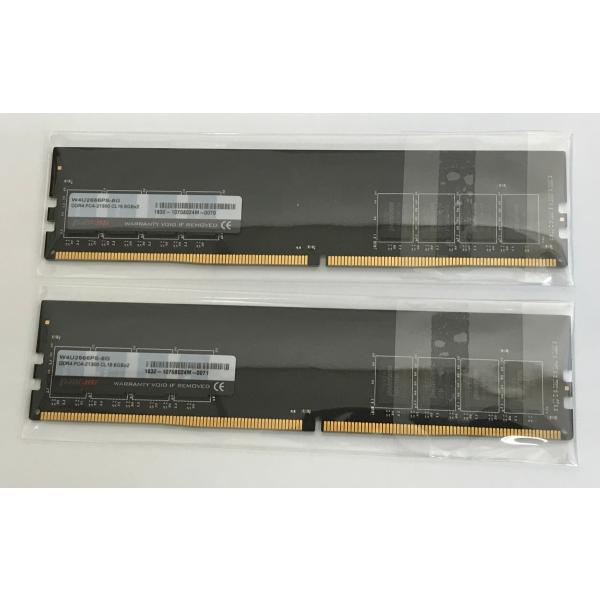 8GB DDR4 メモリ PC4-2666V 2枚 PANRAM PC4-2666V 8GB 2枚組 1セット 16GB DDR4 デスクトップ用メモリ