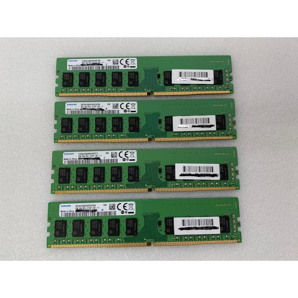 SAMSUNG 1rx8 PC4-2133P-ED1-11 ECC 4GB 4枚で 16gb DDR4デスクトップ用メモリ 288ピン DDR4-17000 ddr4 16gb desktop ram