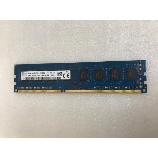 SK HYNIX 2Rx8 PC3-12800U 4GB DDR3デスクトップ用 メモリ DDR3-1600 4GB DDR3 DESKTOP RAM容量:4GBタイプ:240ピン ddr3 Non-ECCメモリデスクトップ用 メモリ商品状...