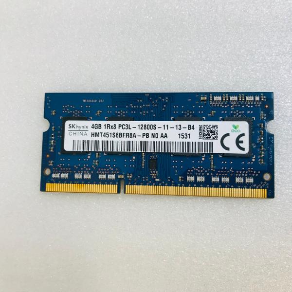 SK HYNIX 1RX8 PC3L-12800S 4GB DDR3L ノートパソコン用メモリ DDR3L-1600 4GB 204ピン  ECC無し DDR3L  LAPTOP RAM　容量:4GBタイプ: 204ピン Non-ECC/E...