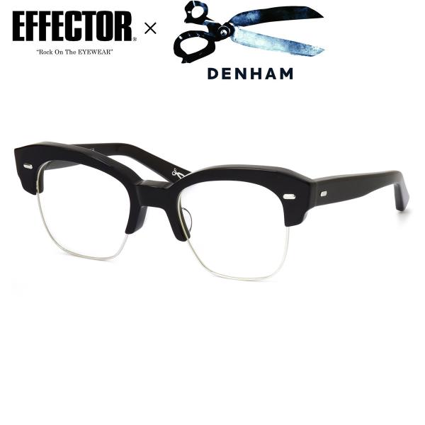 エフェクター サングラス DENHAM-3 BK 52 EFFECTOR デンハム コラボ