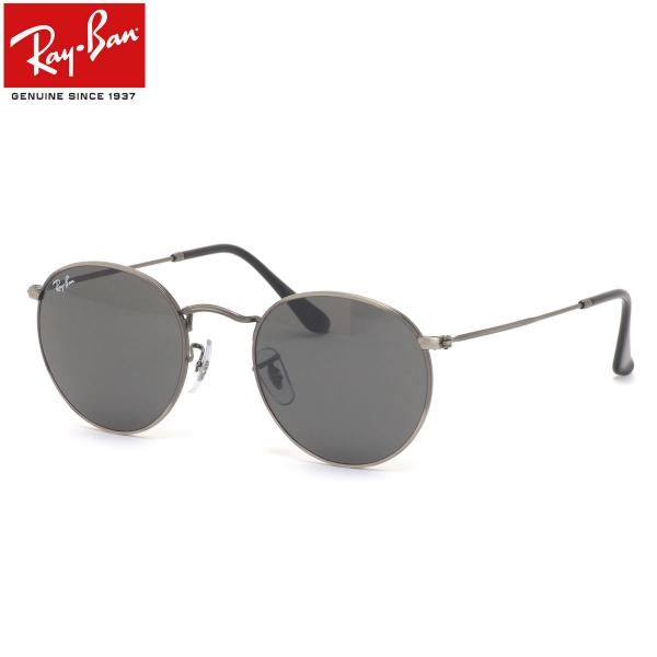 Ray-Ban RB3447 9229B1 53 �T���O���X ���C�o�� ROUND METAL ���E���h���^�� �A���e�B�[�N�K�����^�� ���S
