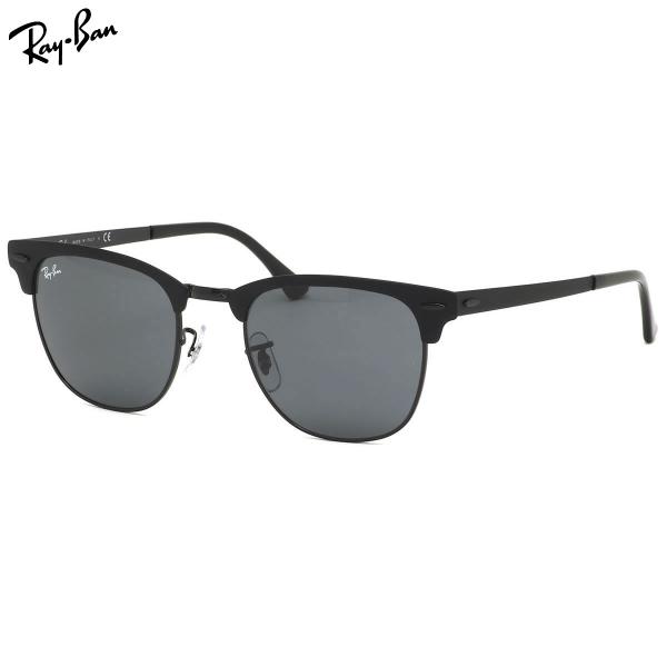 他サイト： Ray-Ban レイバン サングラス RB3716 186/R5 51サイズ CLUBMASTER クラブマスター ブロー ブラック ICON マットの商品画像