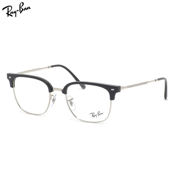 ブランド名：Ray-Ban ( レイバン )型番：RX7216 2000 51サイズフレームカラー：ブラックオンシルバーレンズ:デモレンズ鼻パッドの調整：可能レンズシェイプ分類：スクエアフレームタイプ分類：フルリム、ブローフレーム材質：プラ...