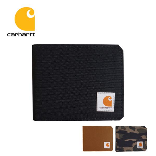 【訳あり】 カーハート ナイロン ダック バイフォールド ウォレット 財布 carhartt 二つ折り ブラック ブラウン CH-B0000235