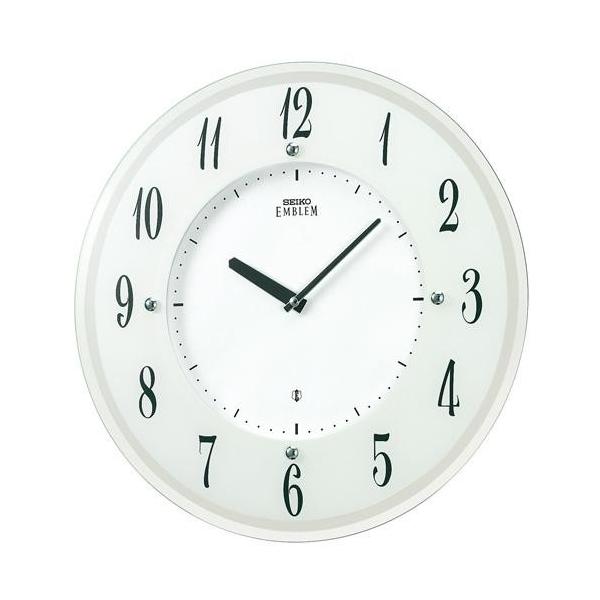 （ちもにーず）新品未使用SEIKOエンブレム 電波時計 HS533W セイコー 掛時計 HS533W (時計) 価格比較 - 価格.com