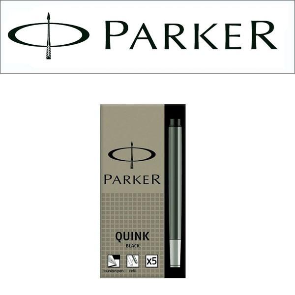 PARKER パーカー クインク カートリッジ 5本入り ブラック ブルーブラック ブルー PK-QUINK【メール便可能】