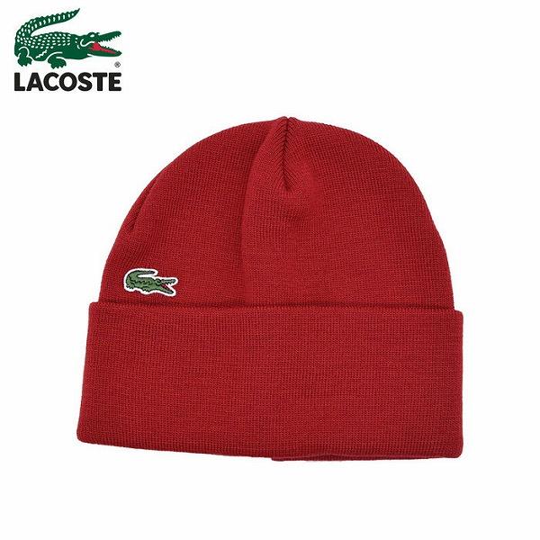 Lacoste ラコステ ニット レッド 赤 レディース メンズ 婦人 紳士 男女兼用 フリーサイズ ウール ニットワッチ 秋冬 L10 21aw 63 ザ カルチェラタンハット 通販 Yahoo ショッピング