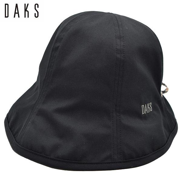 ダックス DAKS ハット ブラック 黒 UV レディース 母の日 ギフト 婦人 帽子 春夏 D7218B