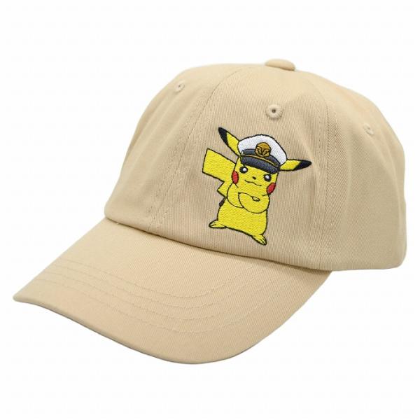 新品yukiemon こねこ図鑑　ベージュキャップ 子供 キッズ キャップ 53-55cm ジュニア ポケットモンスター