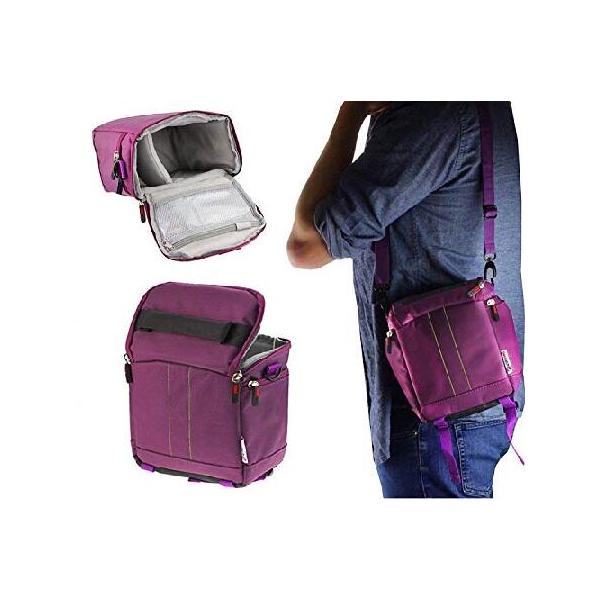 Navitech Purple DSLR SLR Camera Bag Compatible with The Canon EOS 5DS R Camera 並行輸入