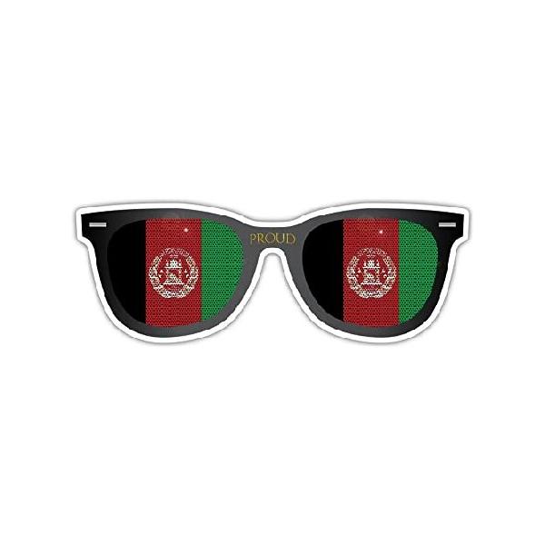 Afghanistan Flag Sunglasses Sticker | Sunglasses Shades Sticker