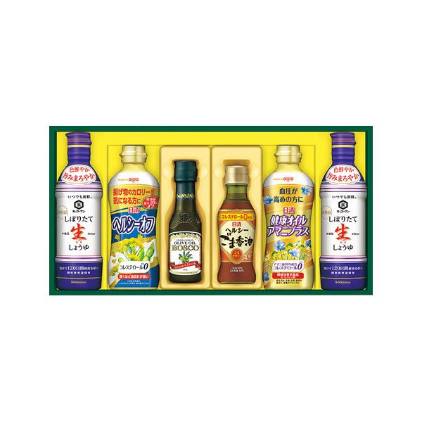 【送料無料】日清オイリオ ヘルシーオイル&生しょうゆギフト NK-33｜人気商品・高評価・自宅用・お取り寄せ