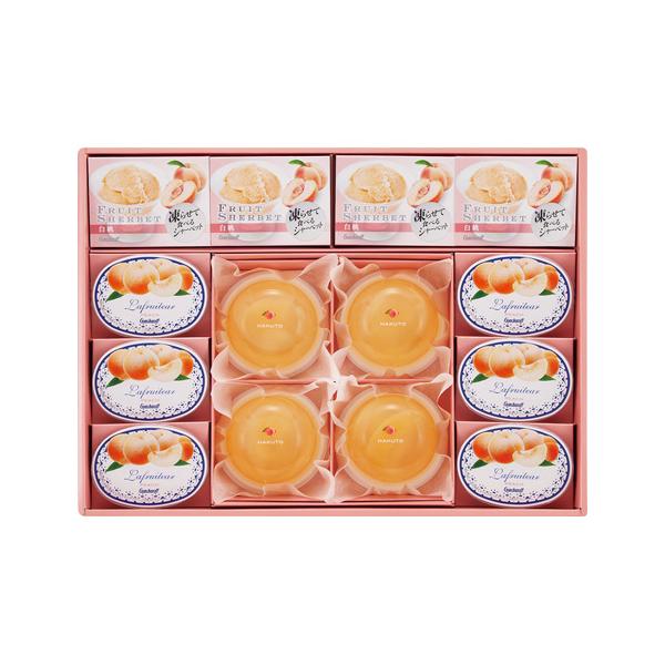 【送料無料】ゴンチャロフ 白桃づくしのデザートセット HD-30｜産地直送・話題商品・人気商品