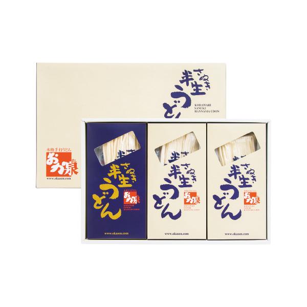 【送料無料】おか泉 本格さぬきうどん半生麺セット T-3A｜行列店級・讃岐うどん・コシ抜群・本場の味
