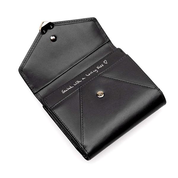 セット品 Paul Smith 正規品 ポールスミス ラブレター 二つ折り がま口 新品 送料無料 レディース ブラック Love 小銭入れ 財布 Letter