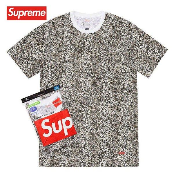 Supreme シュプリーム 正規品 Tシャツ Hanes ヘインズ ロゴ レオパード 