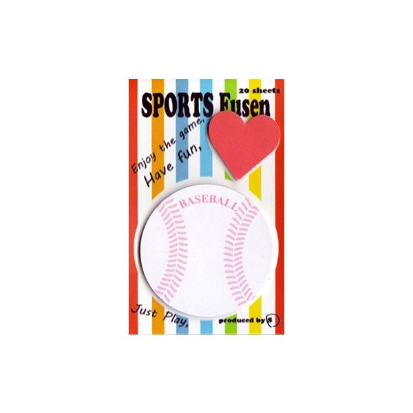 ◆スポーツ付箋　ベースボール（野球）■Ｆ−３００２■