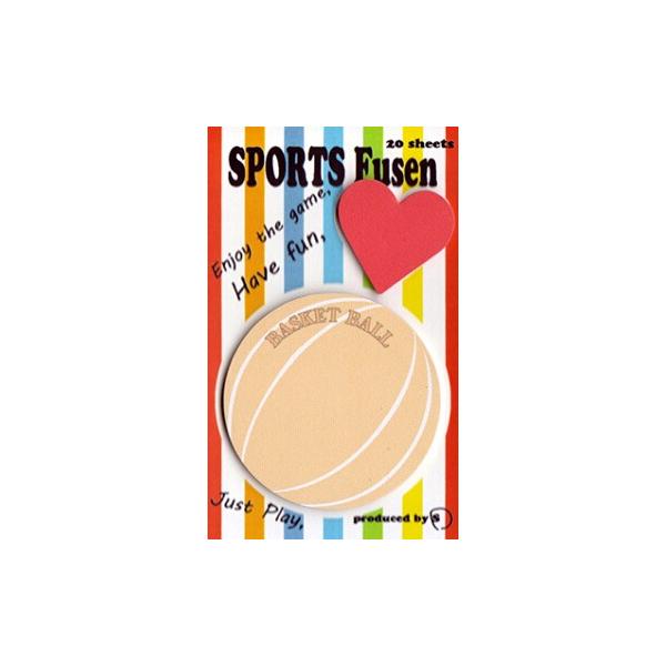 ◆スポーツ付箋　バスケットボール■Ｆ−３００３■