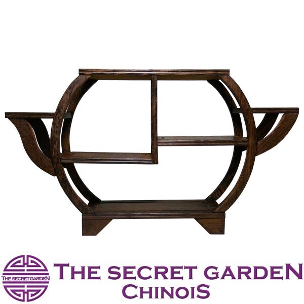 THE-SECRET-GARDEN シノワズリ ティーポット型 珍品棚 中国茶器 飾り棚
