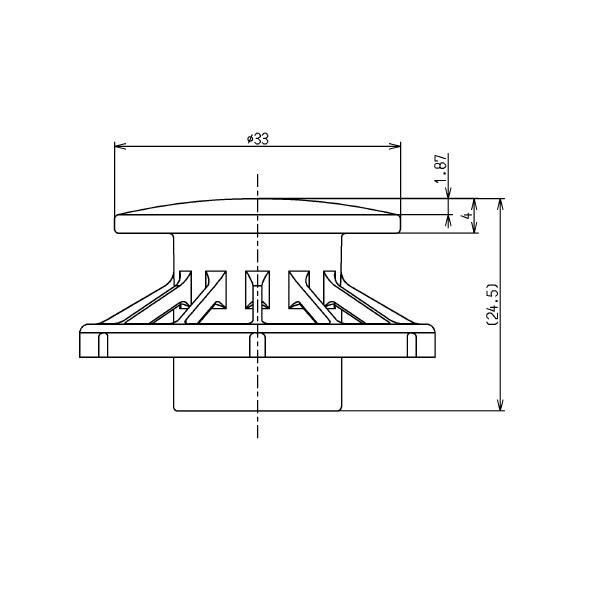 TOTO正規取扱店　WN87150純正品　1個　メール便送料無料 　ボタン 化粧台　排水口周り