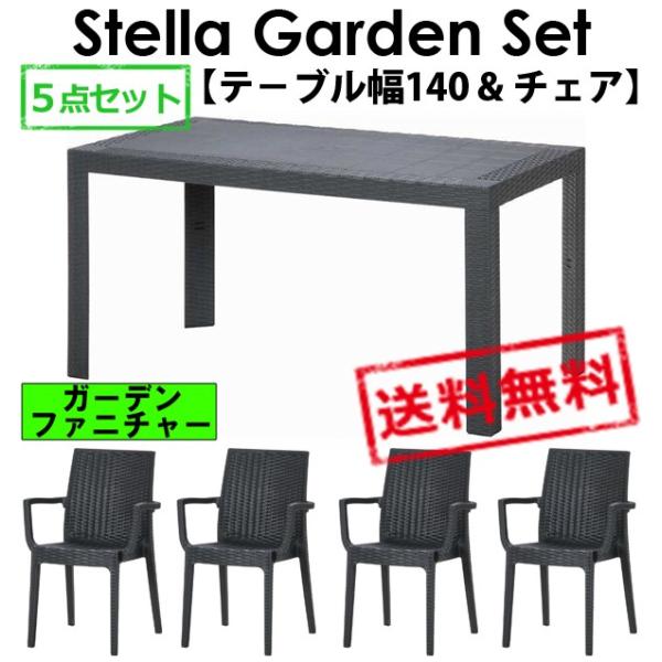 不二貿易（Fuji Boeki） イタリア製 ステラ ガーデン 5点セット