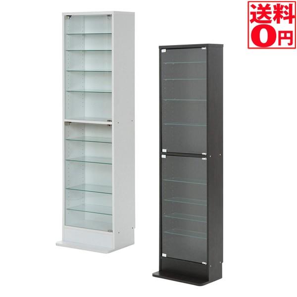 ●メーカー直送品 ●サイズ：〔全体〕幅48.5×奥行29.5×高さ180cm●素材：プリント紙化粧繊維板/強化ガラス●生産国：中国★　注意事項　★※商品画像の小物等は商品に含まれておりません。※画面上のカラーはブラウザや設定により、実物とは...