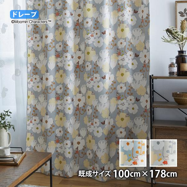 MOOMIN MOOMINカーテン タイニーフラワー(幅100cm×丈178cm)遮光 MOOMIN MOOMINカーテン タイニーフラワー(幅100cm×丈178cm)遮光
