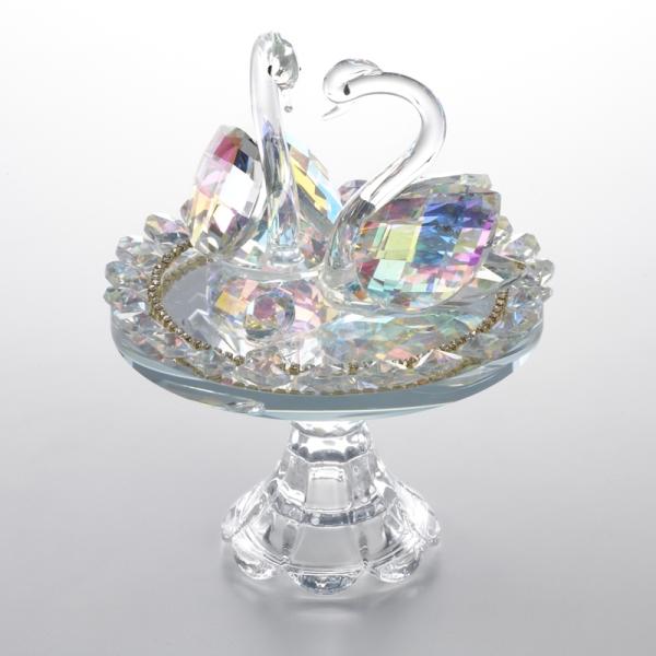 ドーム daum France ドームフランス スワン 白鳥 クリスタル ガラス