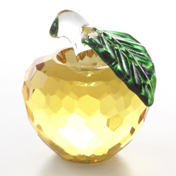 クリスタルガラス 置物 おしゃれ オブジェ アップル S 林檎 リンゴ 果物 ディスプレイ 硝子 フルーツ インテリア雑貨 雑貨屋リエット 通販 Yahoo ショッピング