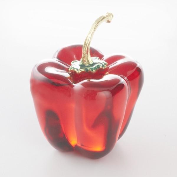 クリスタルガラス 置物 おしゃれ オブジェ パプリカ ガラス ディスプレイ インテリア 硝子 インテリア雑貨 飾り物 雑貨屋リエット 通販 Yahoo ショッピング