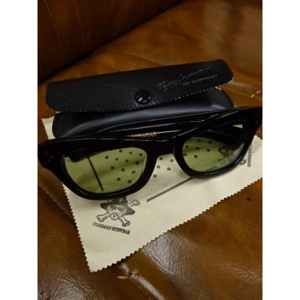 (美品)クッシュマン/Cushman ウェリントン・サングラス CUSHMAN（クッシュマン） サングラス 眼鏡 CUSHMAN BLACK FRAME