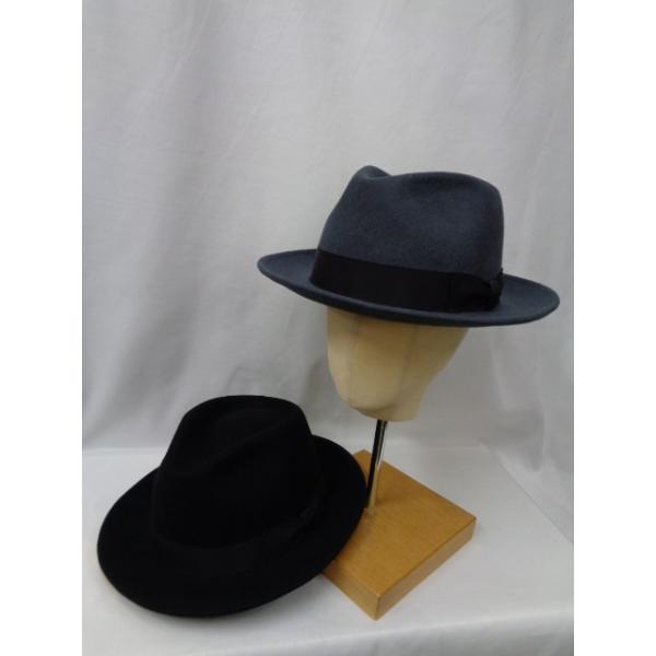 Mr.FATMAN ーJ.J.WILLIAMSー ショートブリム ハット LEADBOY WOOL