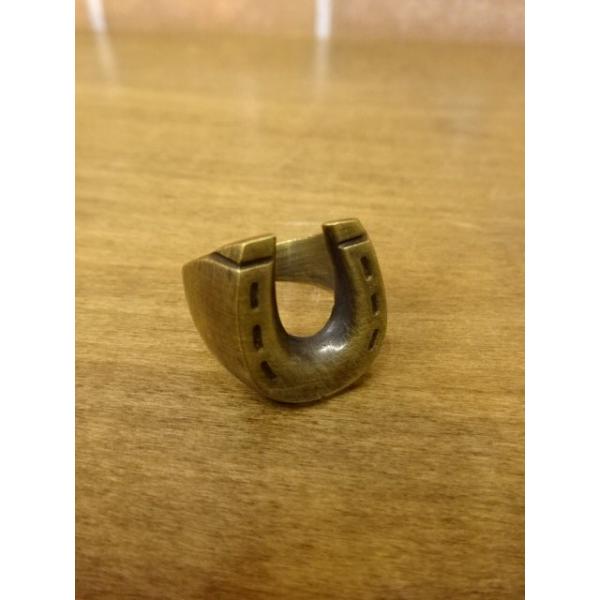Dry Bones ドライボーンズ Dry Bones Brass Horse Shoe Ring DAS