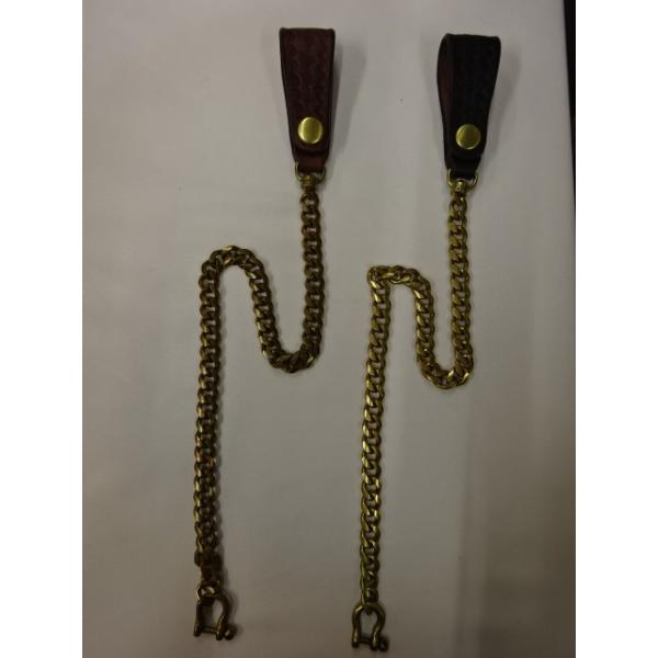 インセプション INCEPTION ウォレットチェーン UKサドルレザー