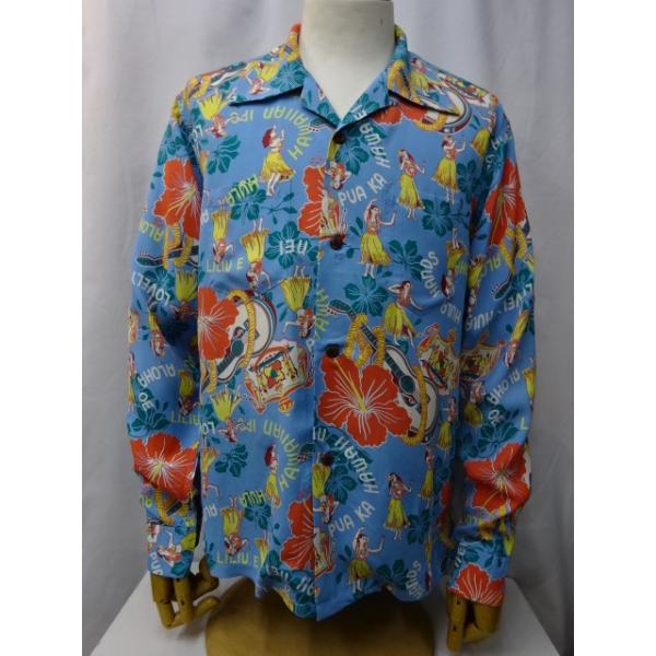 SUN SURF サンサーフ SUNSURF 長袖アロハシャツ “LOVELY HULA HANDS