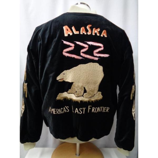 TAILOR TOYO テーラー東洋 別珍スカジャン “POLAR BEAR” × “ALASKA MAP