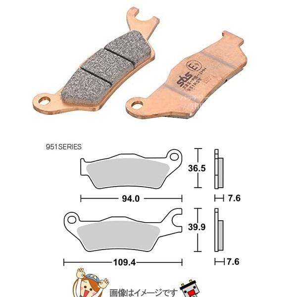 まーも KITACO（キタコ） 777-0951098 SBS ブレーキパッド 951RST GSX-R/-S125